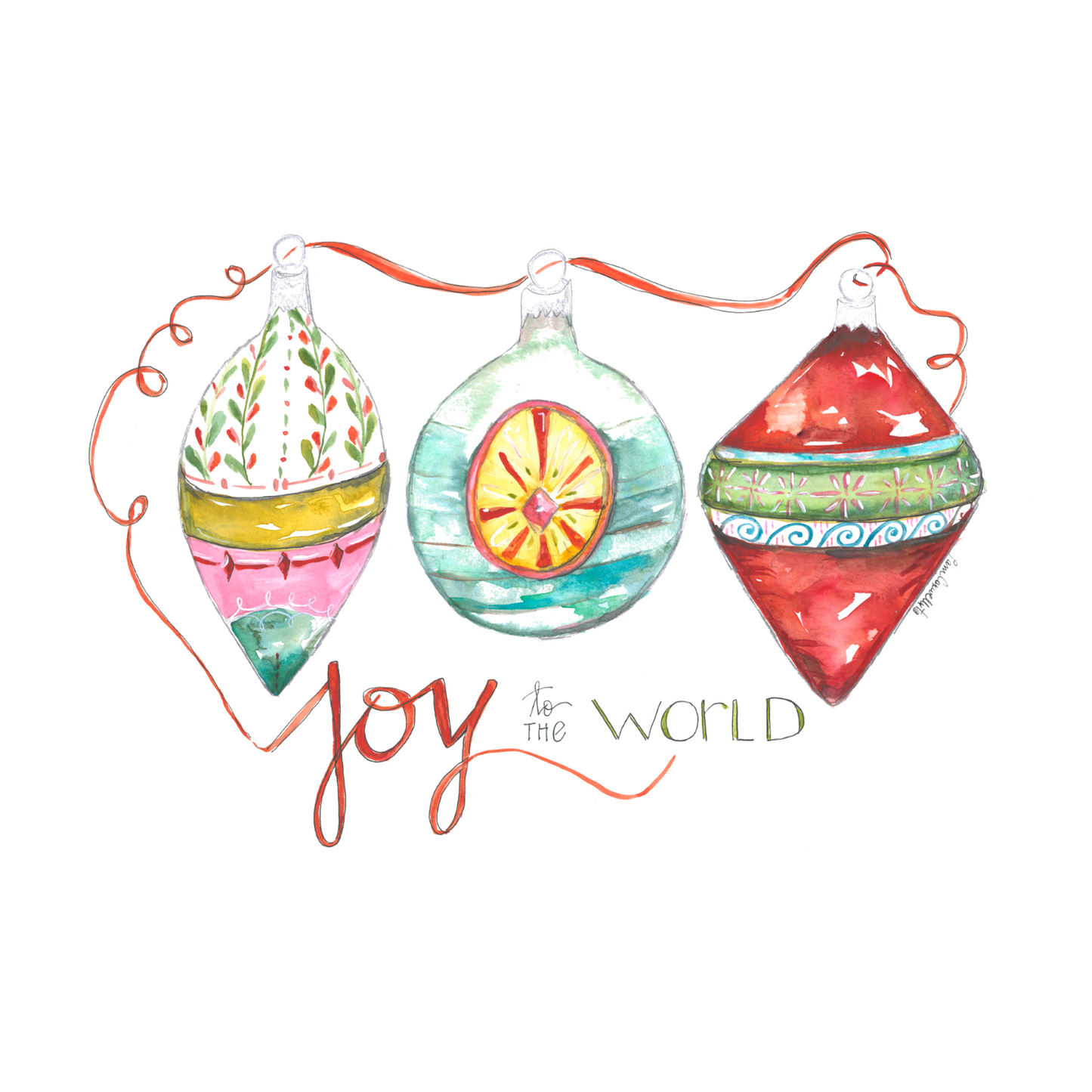 Ornament Joy Child & Youth Long Sleeve Shirt