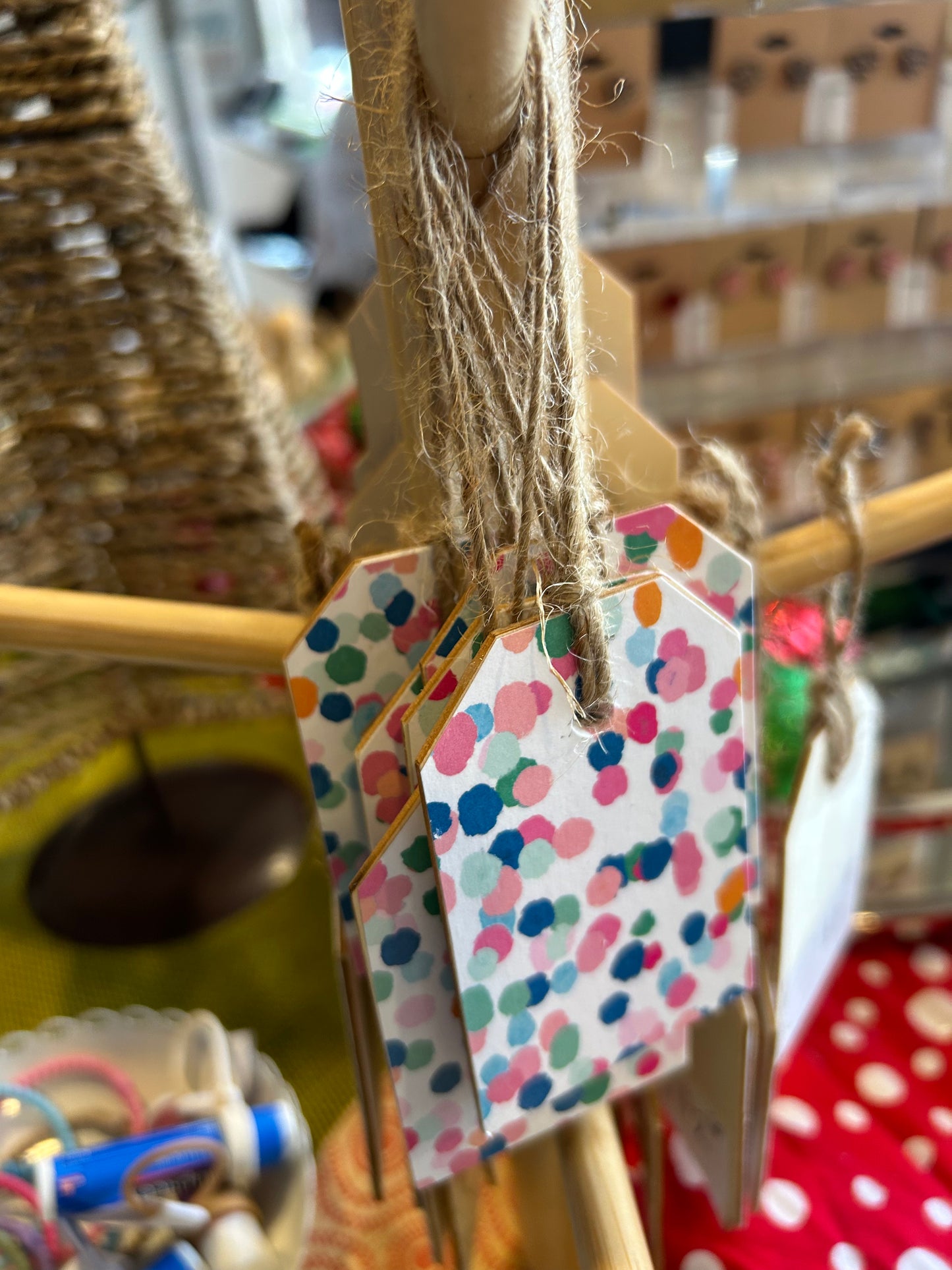 Well Rooted Wooden Tag (w/ cardstock)