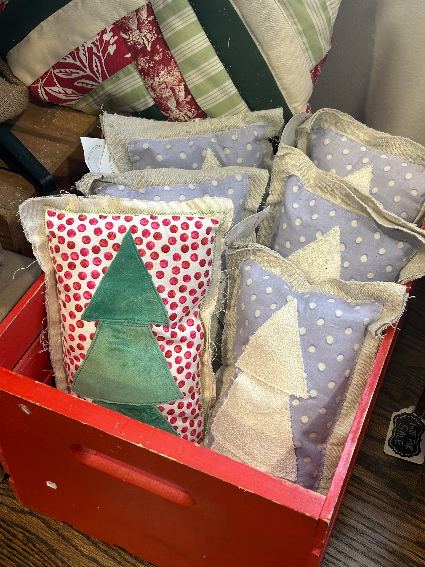 Well Rooted scrappy pillows