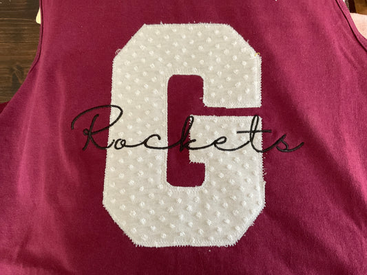 D's Designs G & Rockets tank top