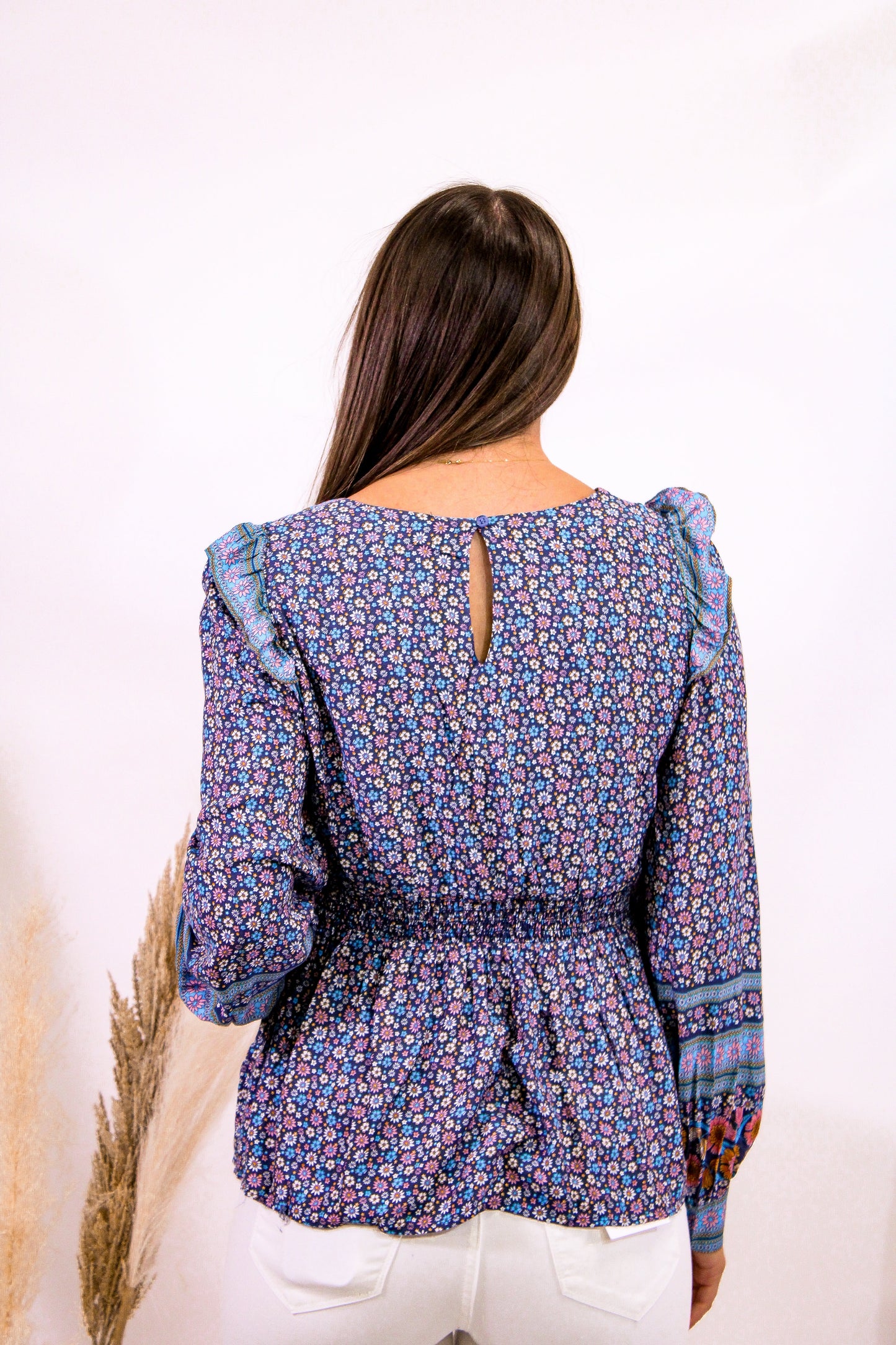 Bluebell Patchwork Boho Top