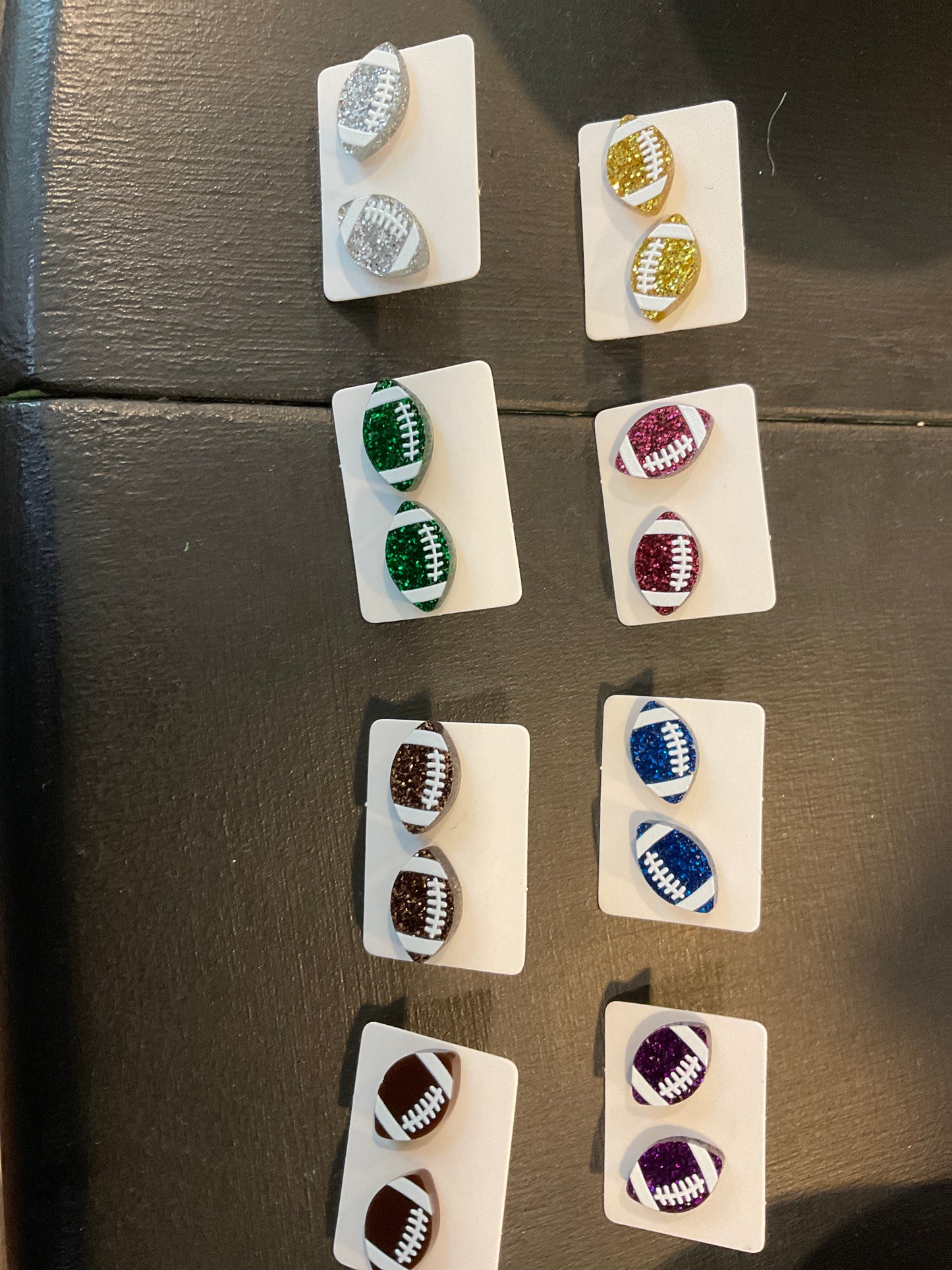 Sports Bow dangles earrings