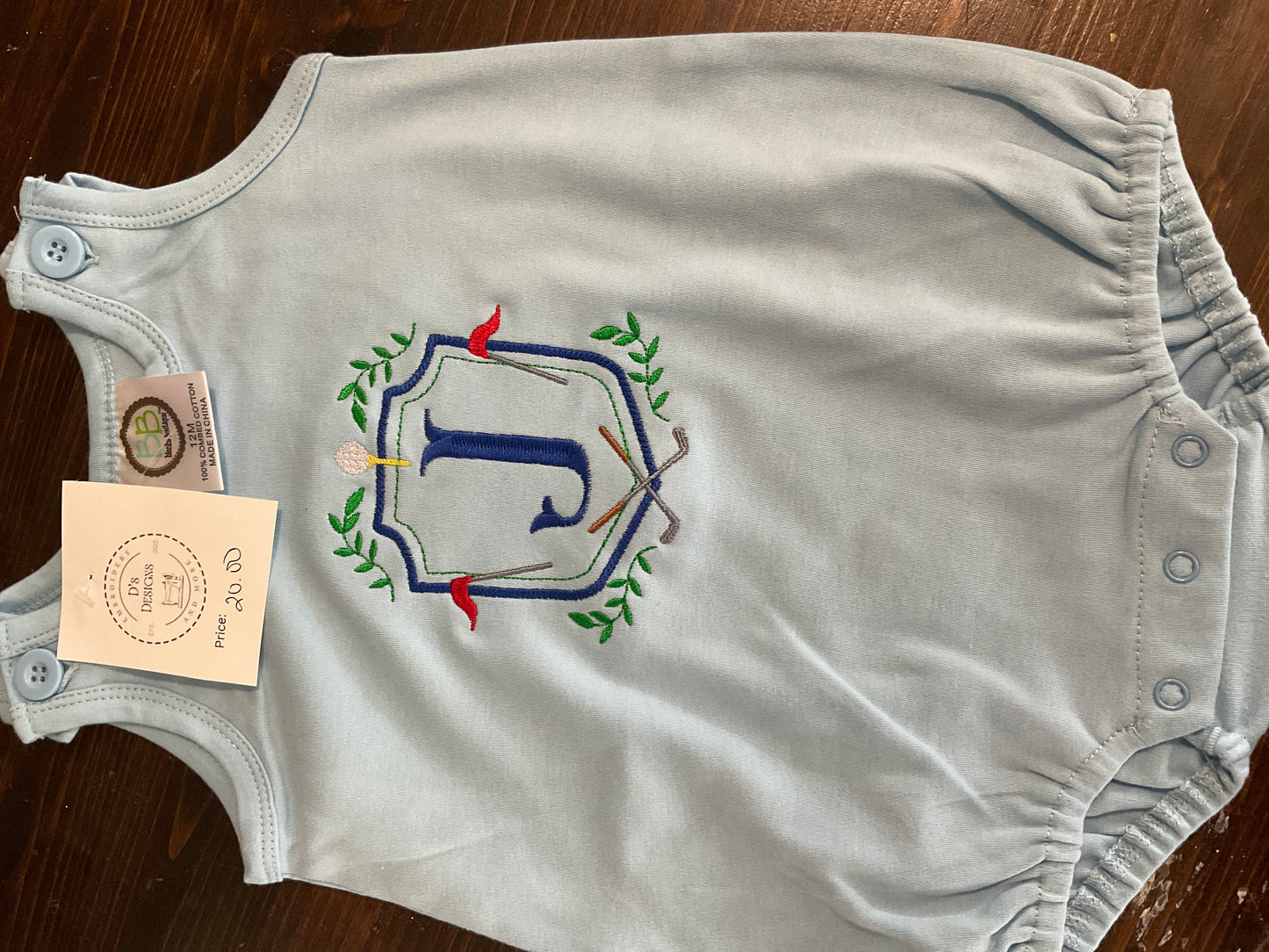 D's Designs Golf Bubble "J"