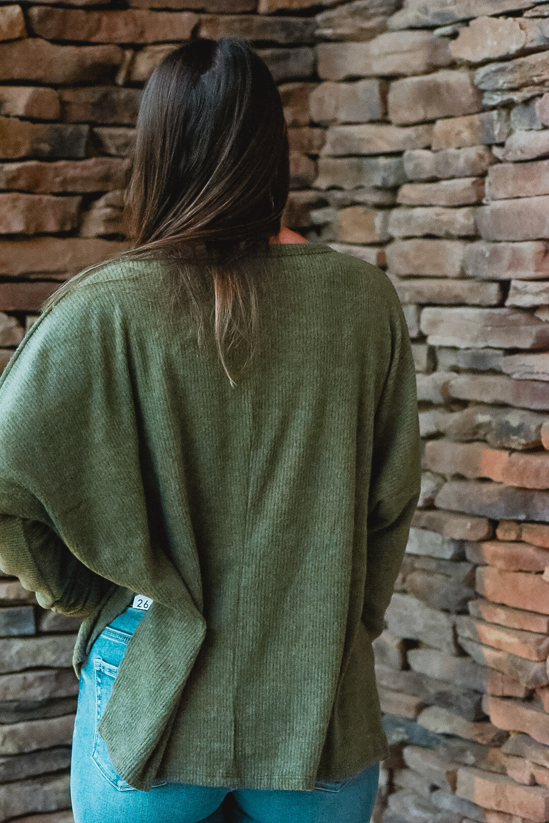 Olive Ease Soft Plush Top