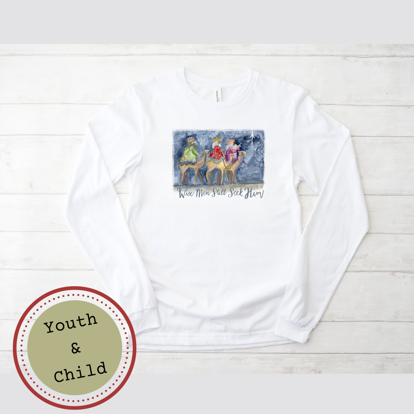 Wise Men Youth & Child Long Sleeve Shirt