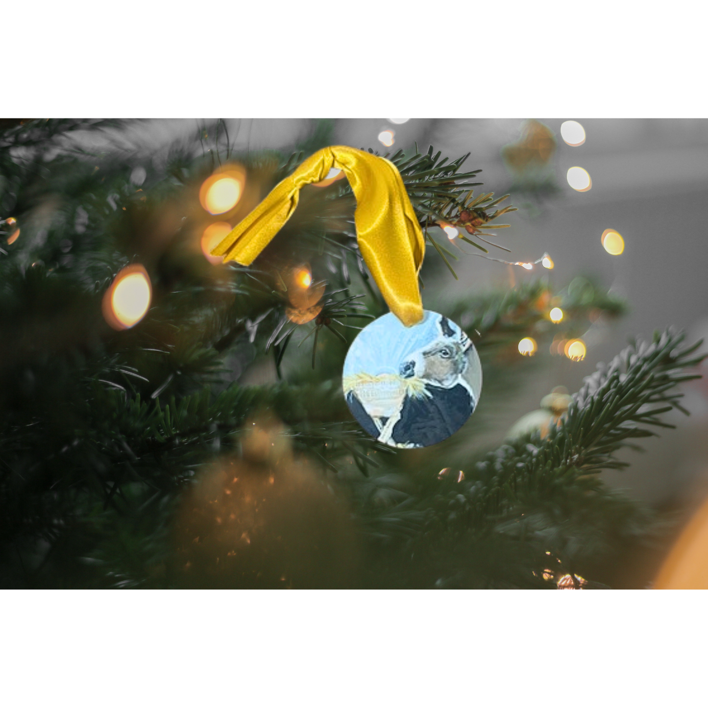 Be Near Me Donkey Reversible Ornament