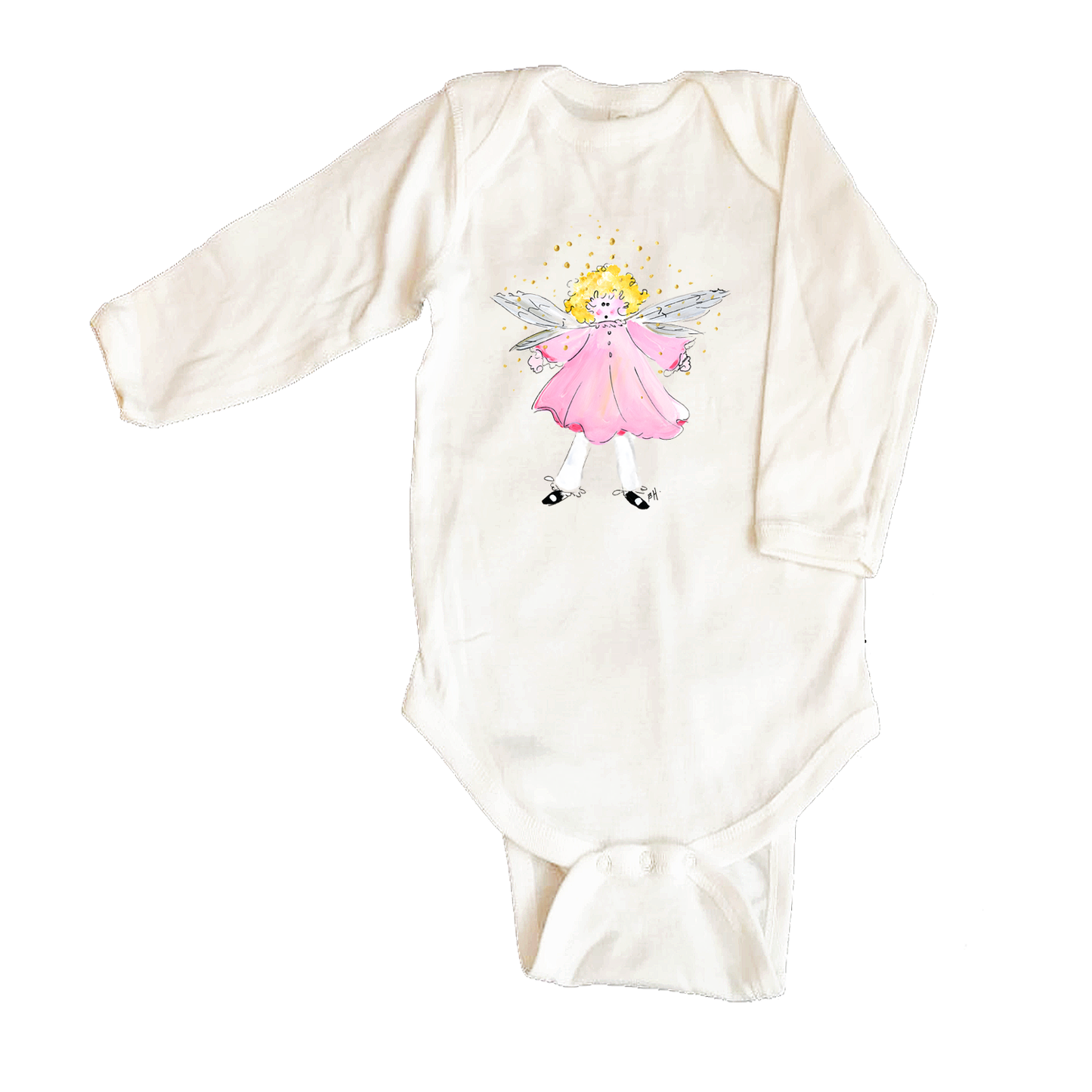 Bodysuit Long Sleeve 42 Pink Fairy