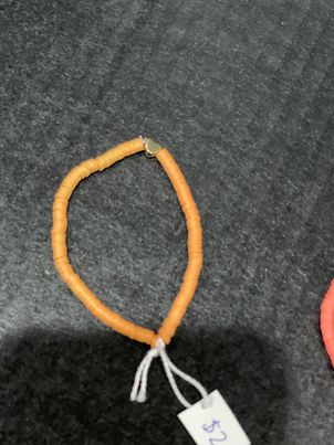 McPeanut Gallery Clay Heart Bracelets