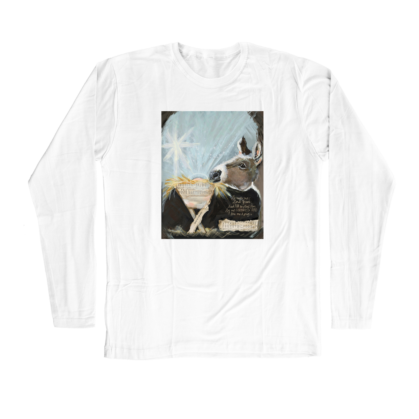 Be Near Me Donkey Adult T-Shirt