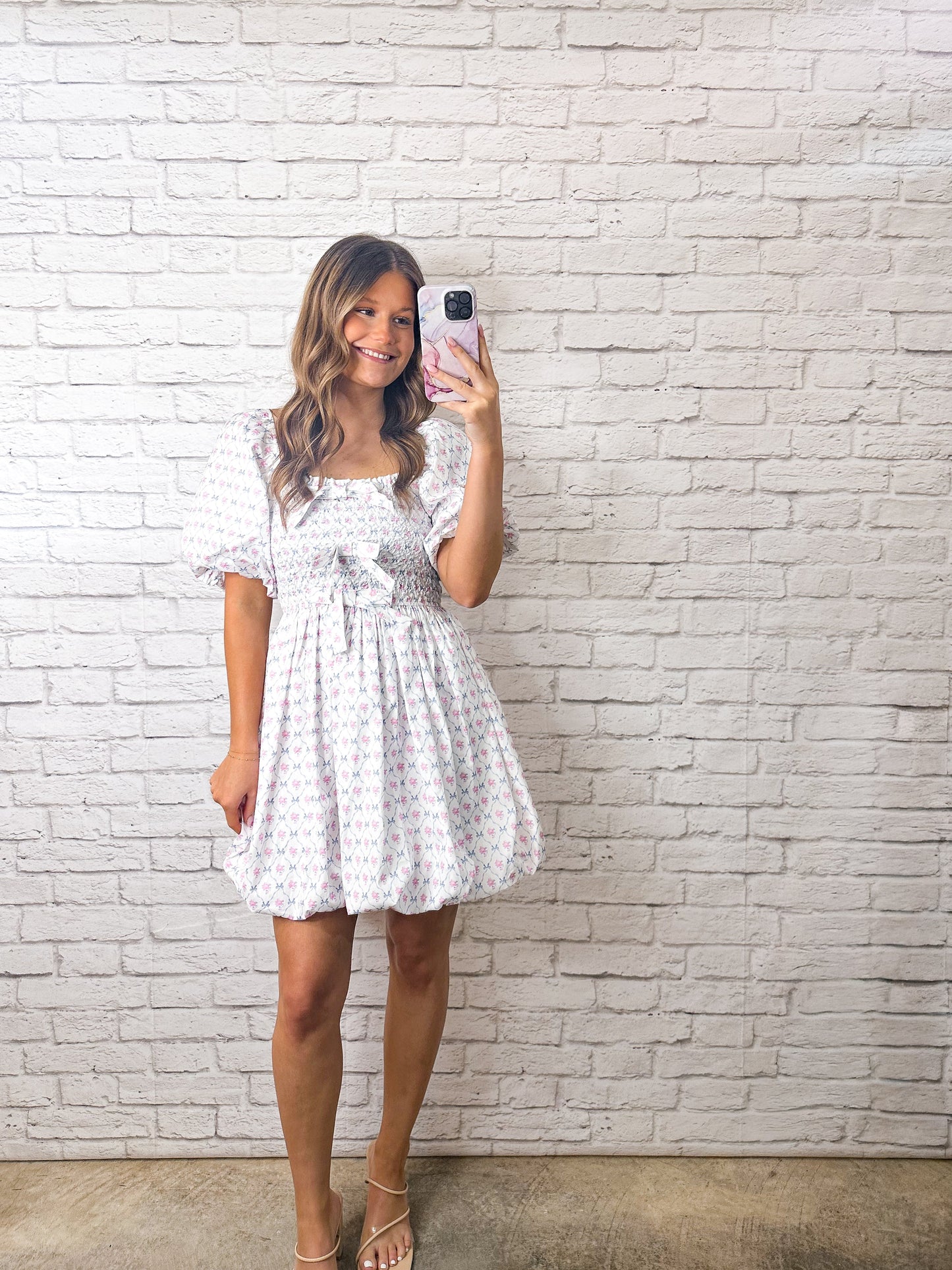 Sweet Peony Bubble Dress