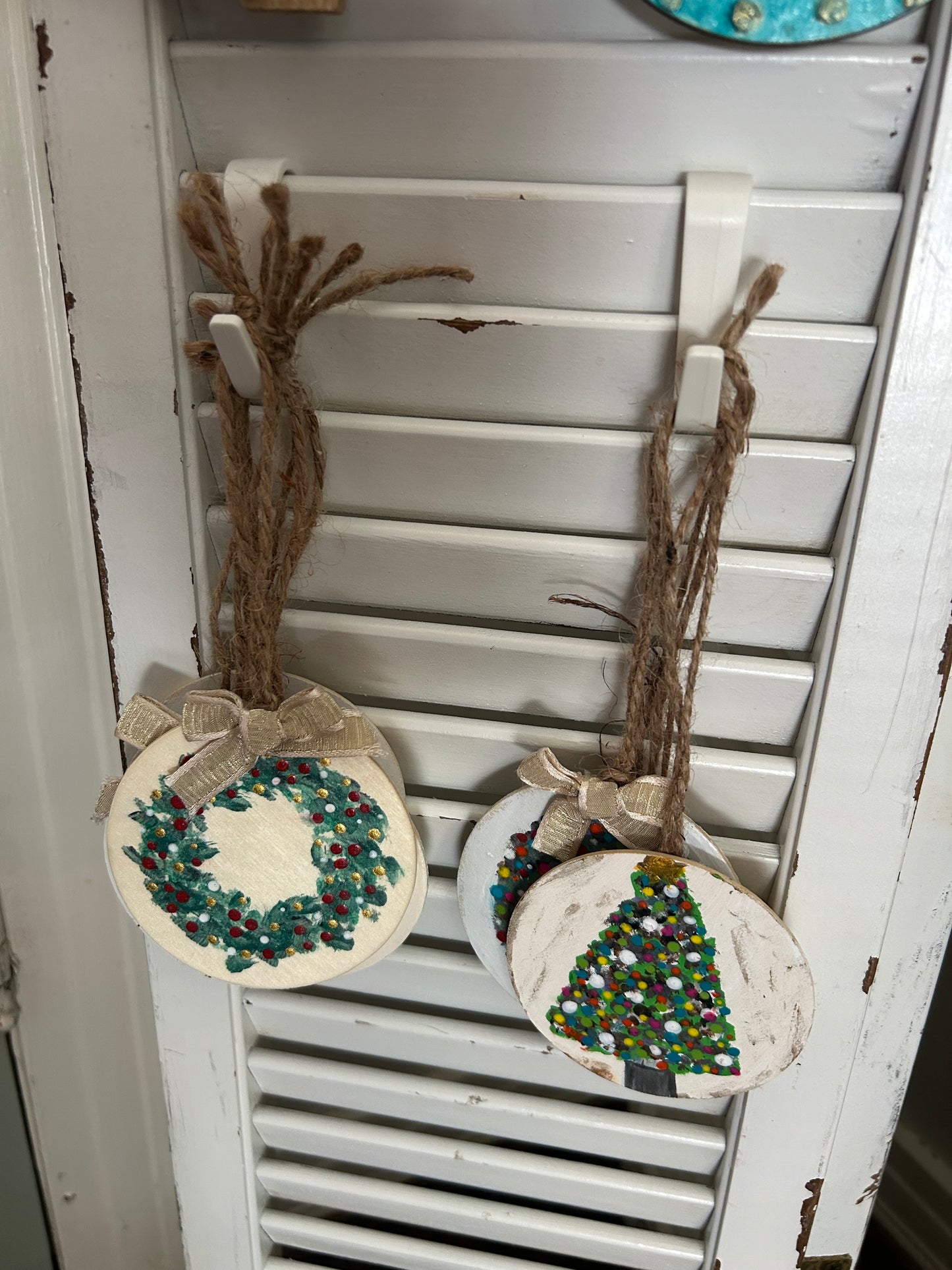 Well Rooted handpainted Ornament