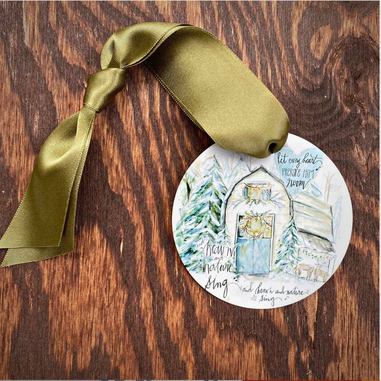 Winter Cove Reversible Ornament