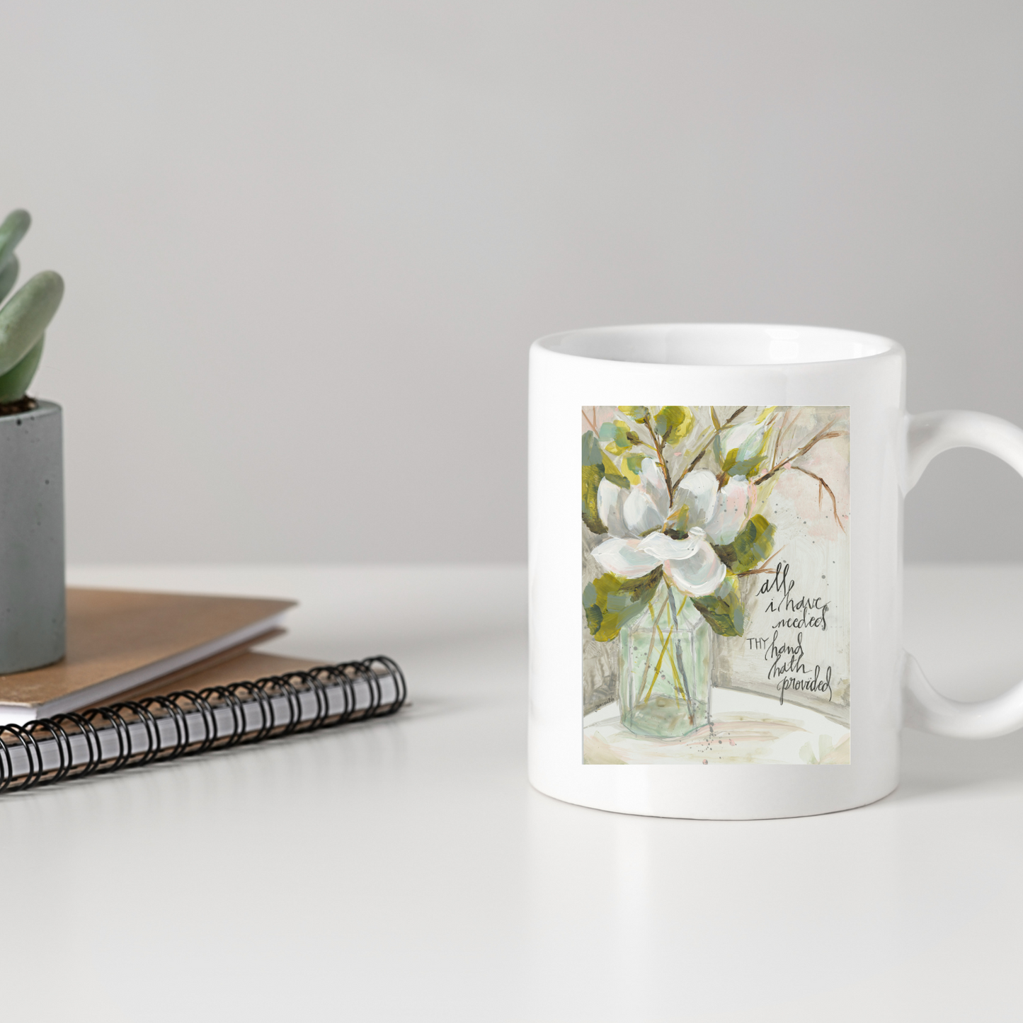 Bottle & Magnolia Bloom