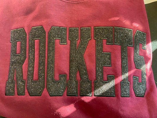 D's Designs Rockets glitter sweatshirt