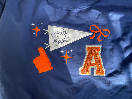 D's Designs Auburn sweatshirt