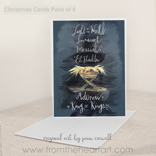 Adonai Manger - Christmas Card (Pack of 6)