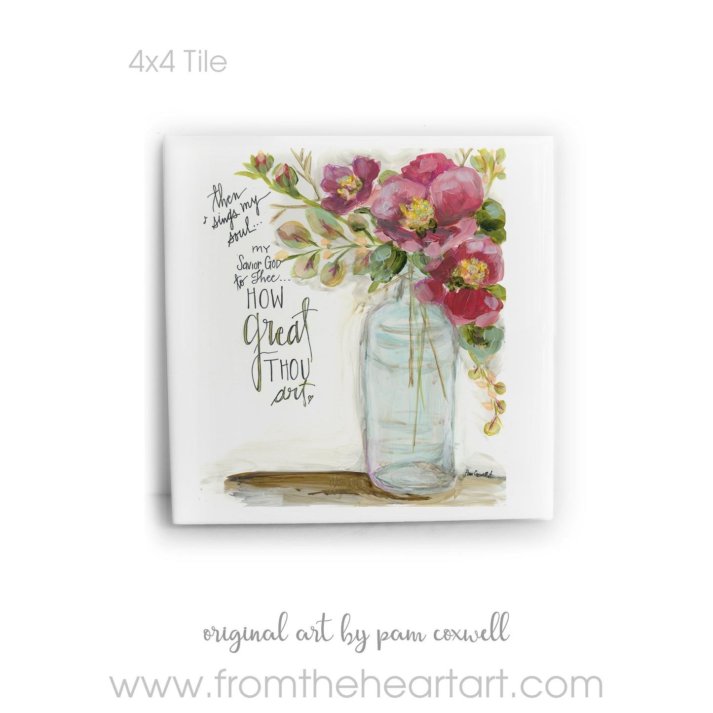 Bottle & Camellia Bloom