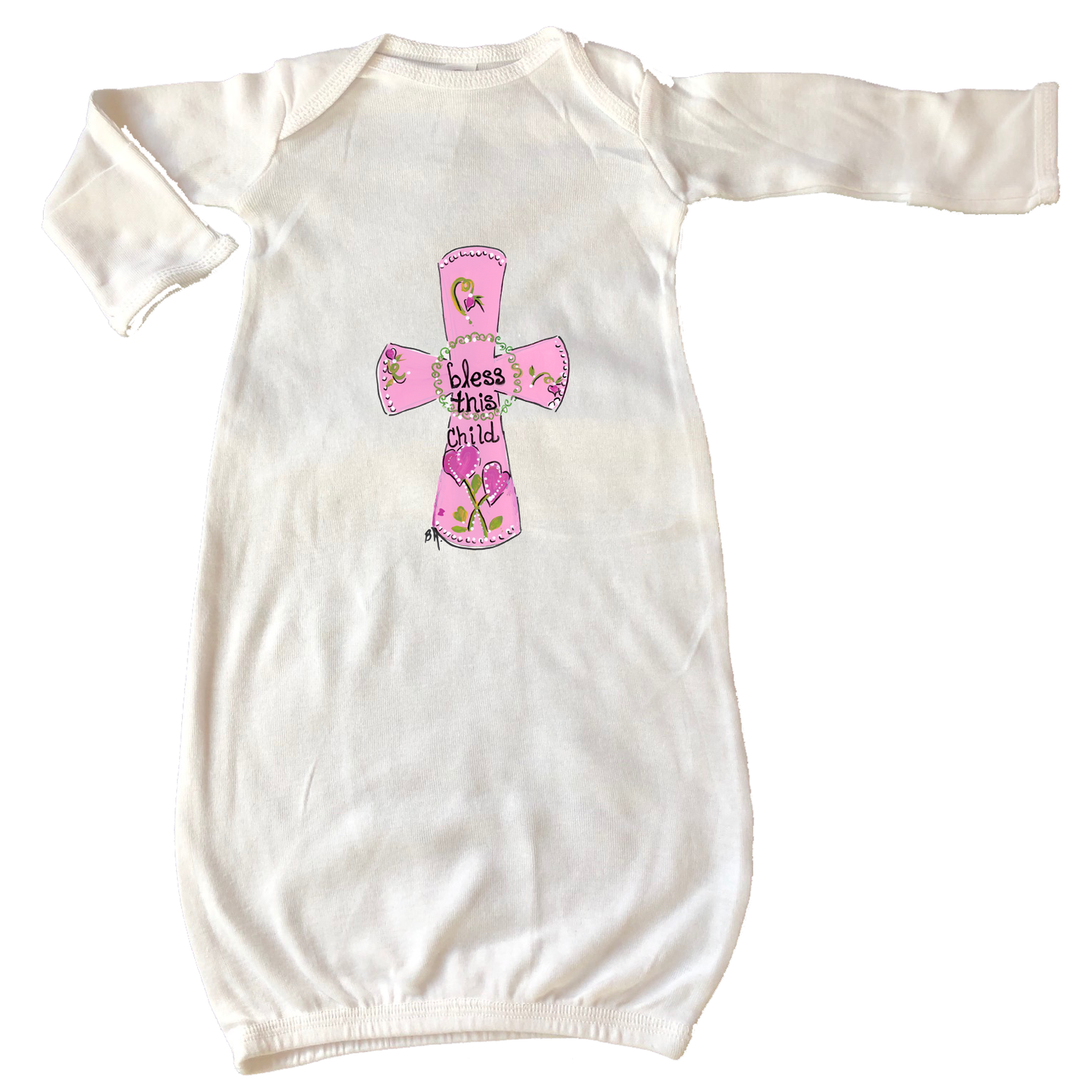 Infant Gown 1065 Pink - Bless this Child