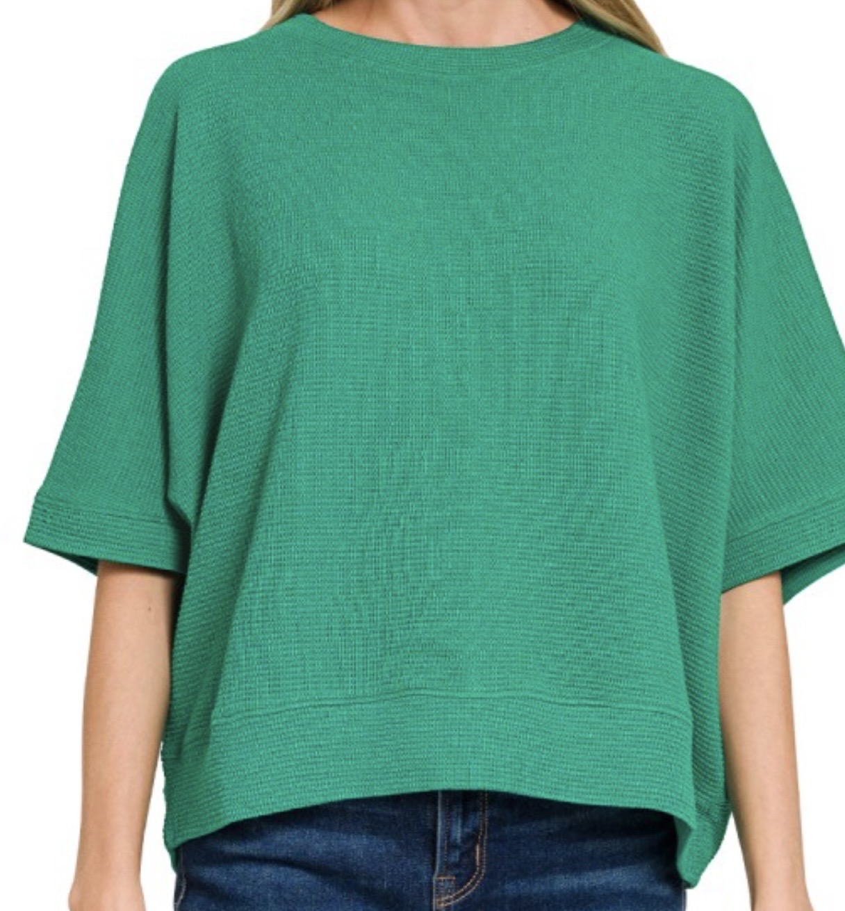 Everyday Comfort Textured Oversized Knit Top
