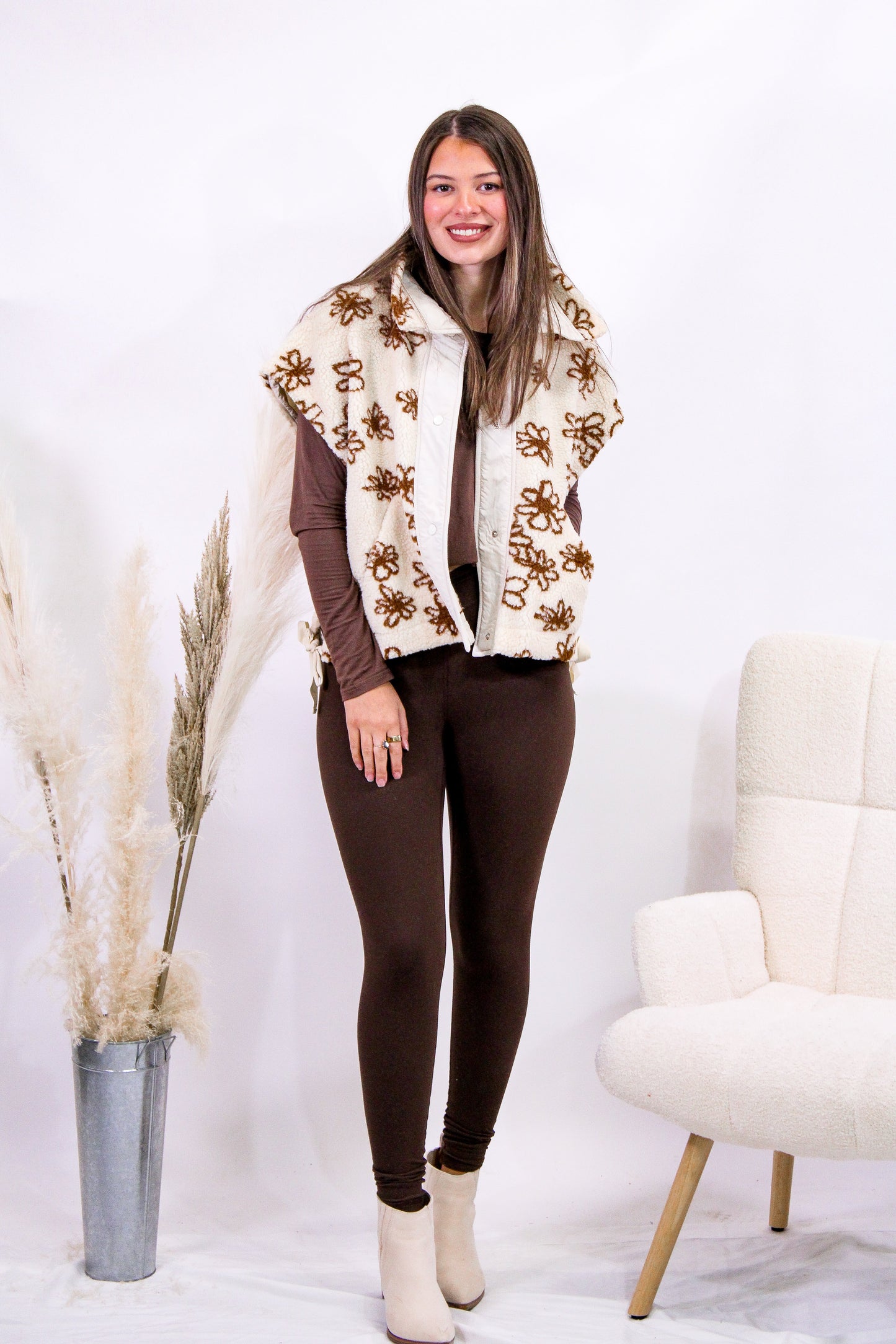 Aspen Bloom Sherpa Vest