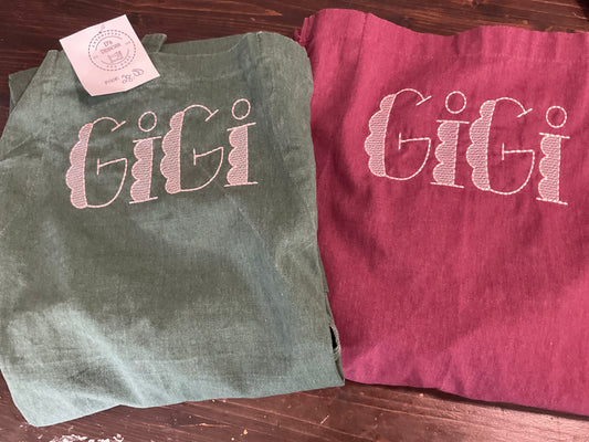 D's Designs Apron- Monogrammed