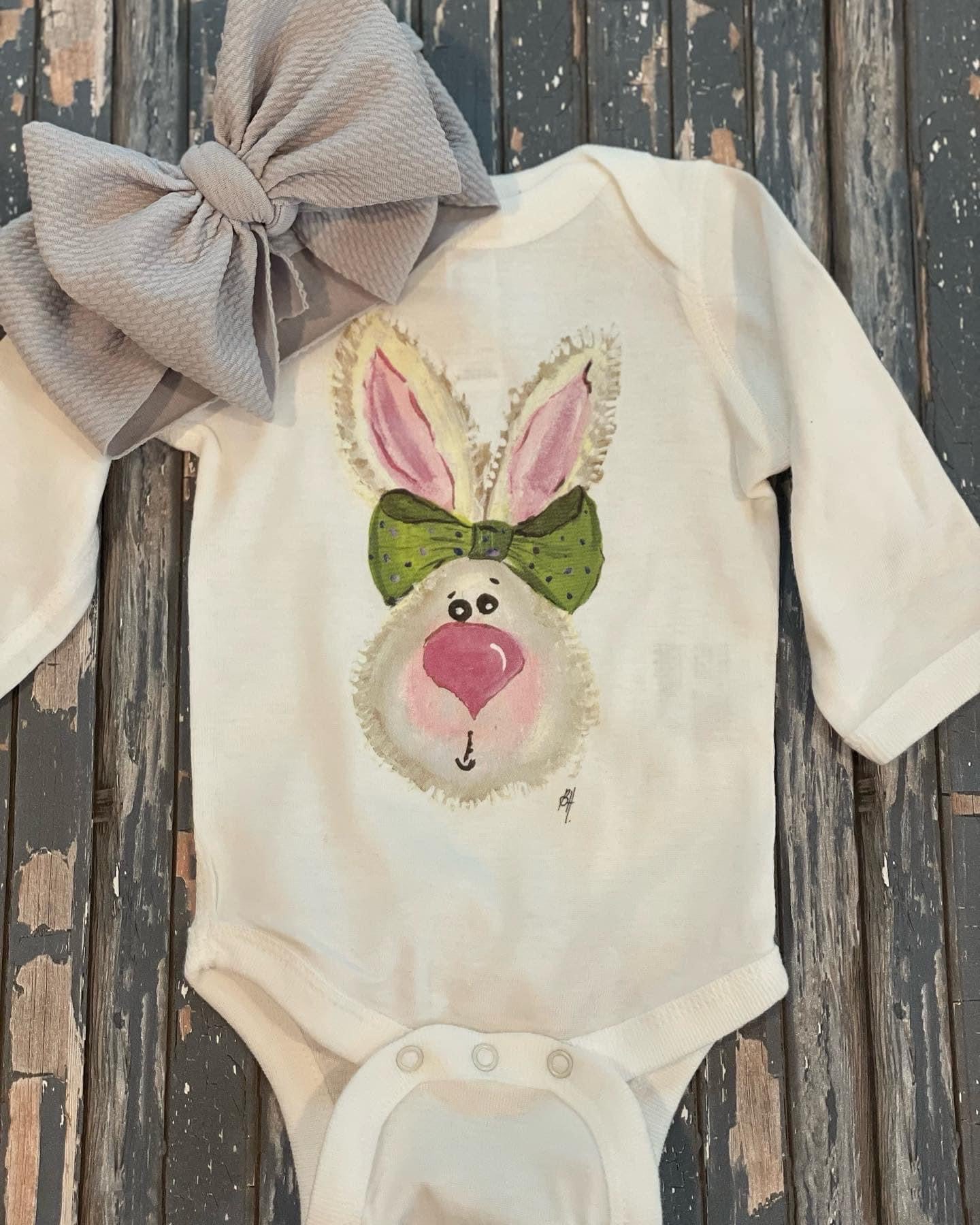 Bodysuit Longsleeve Easter Bunny ONL 508
