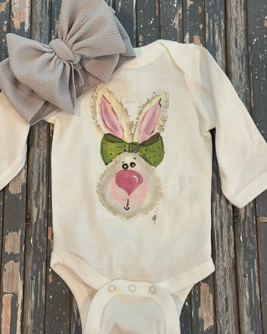 Bodysuit Longsleeve Easter Bunny ONL 508