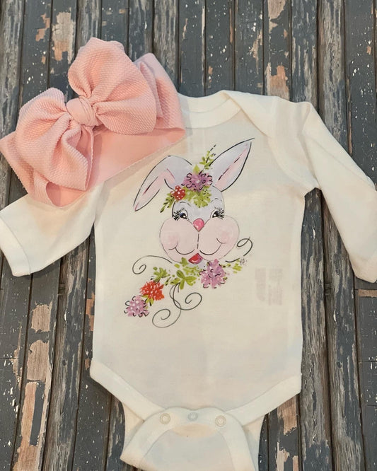 Bodysuit Longsleeve ONL1064 SweetCheeks Bunny