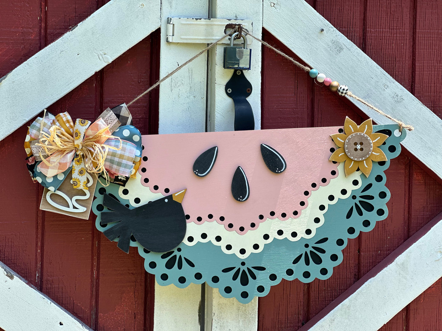 Lost & Found Door Signs Hand-painted,Summer
