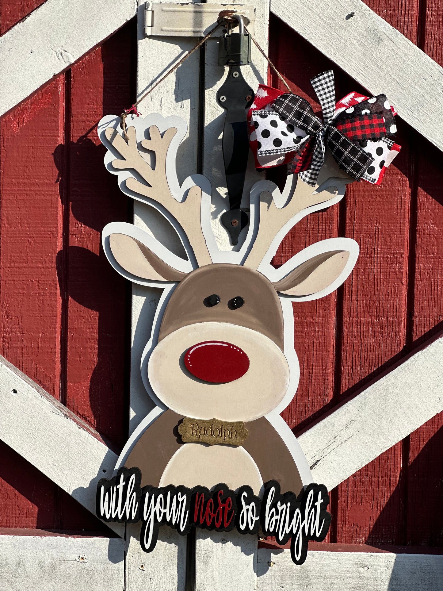Lost & Found Door Signs Hand-painted Christmas