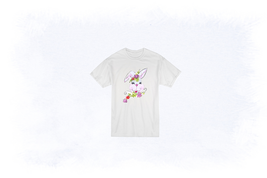 Cotton Tee Shirt SS 1064 SweetCheeks Bunny
