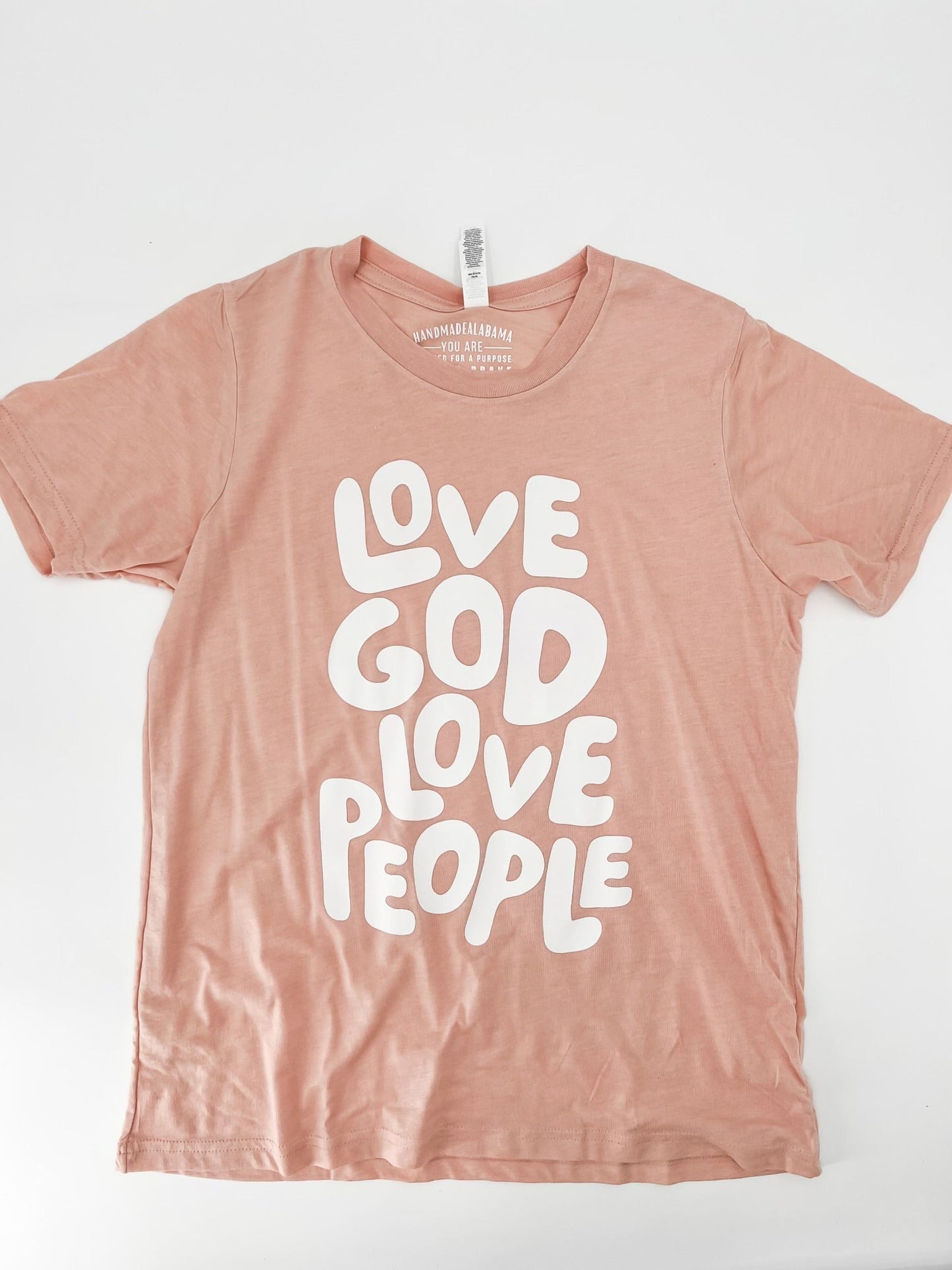 Kids - Love God Love People Bubble Letters