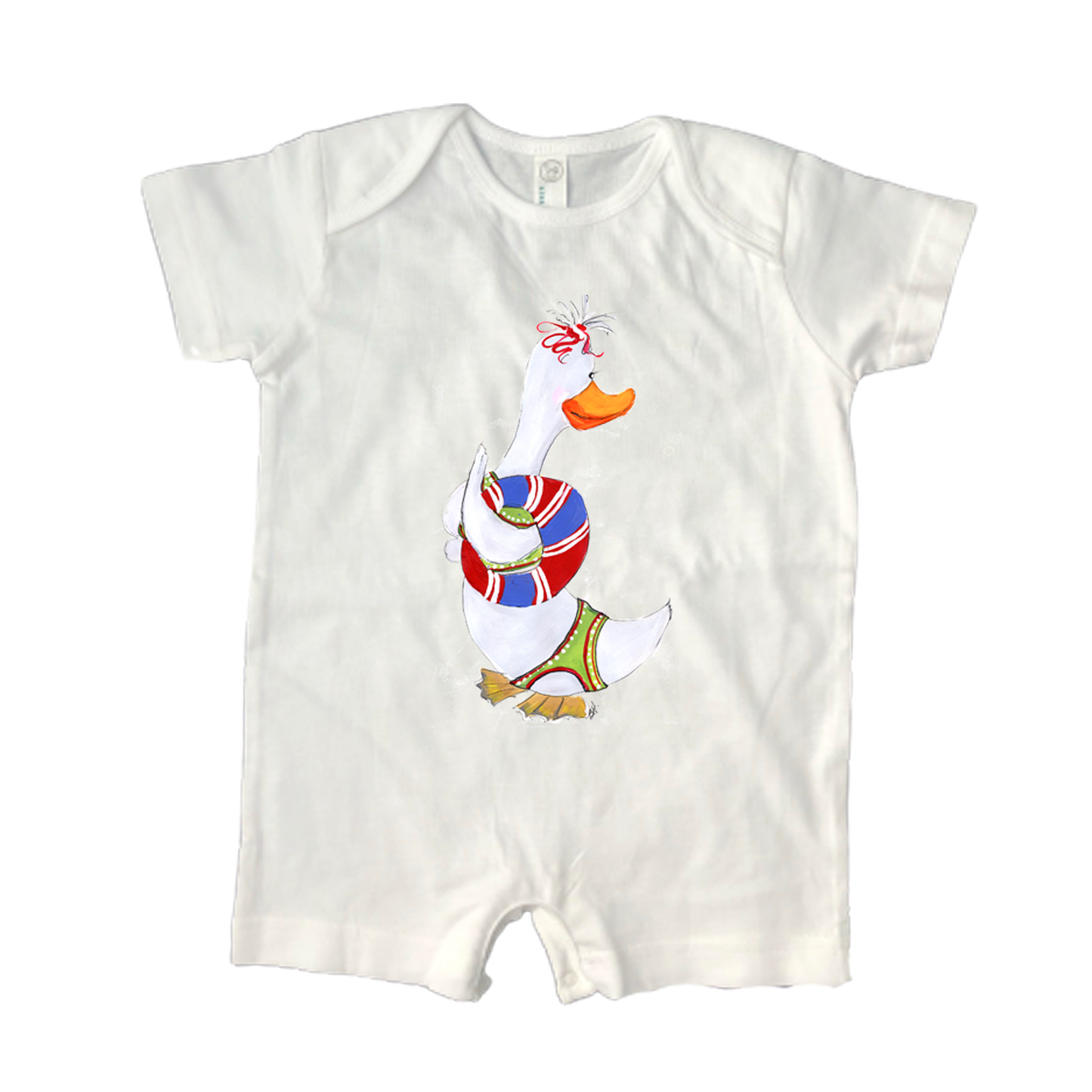 Cotton Romper Beach 785 Ducky Bev