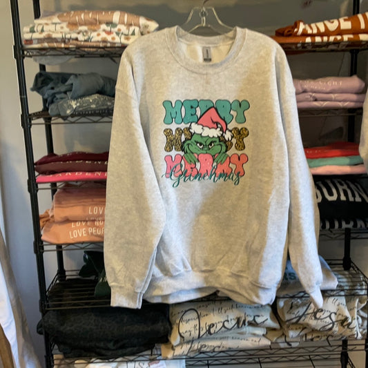 Cozy Momma Merry Grinchmas Sweatshirt