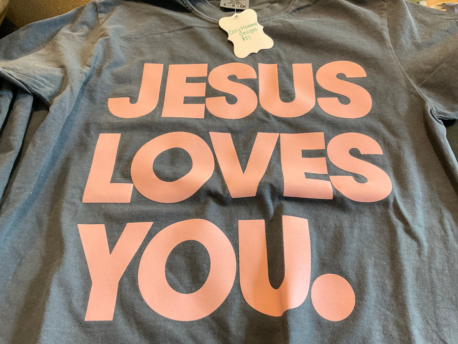 Cozy Momma JESUS LOVES YOU tshirt