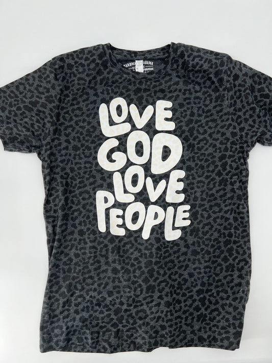 Kids - Love God Love People Bubble Letters