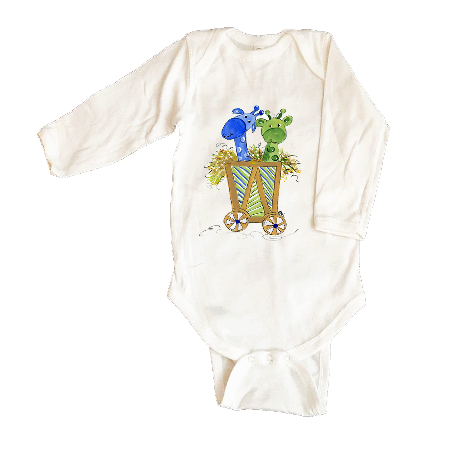 Bodysuit Long Sleeve 1002 Giraffes in Cart