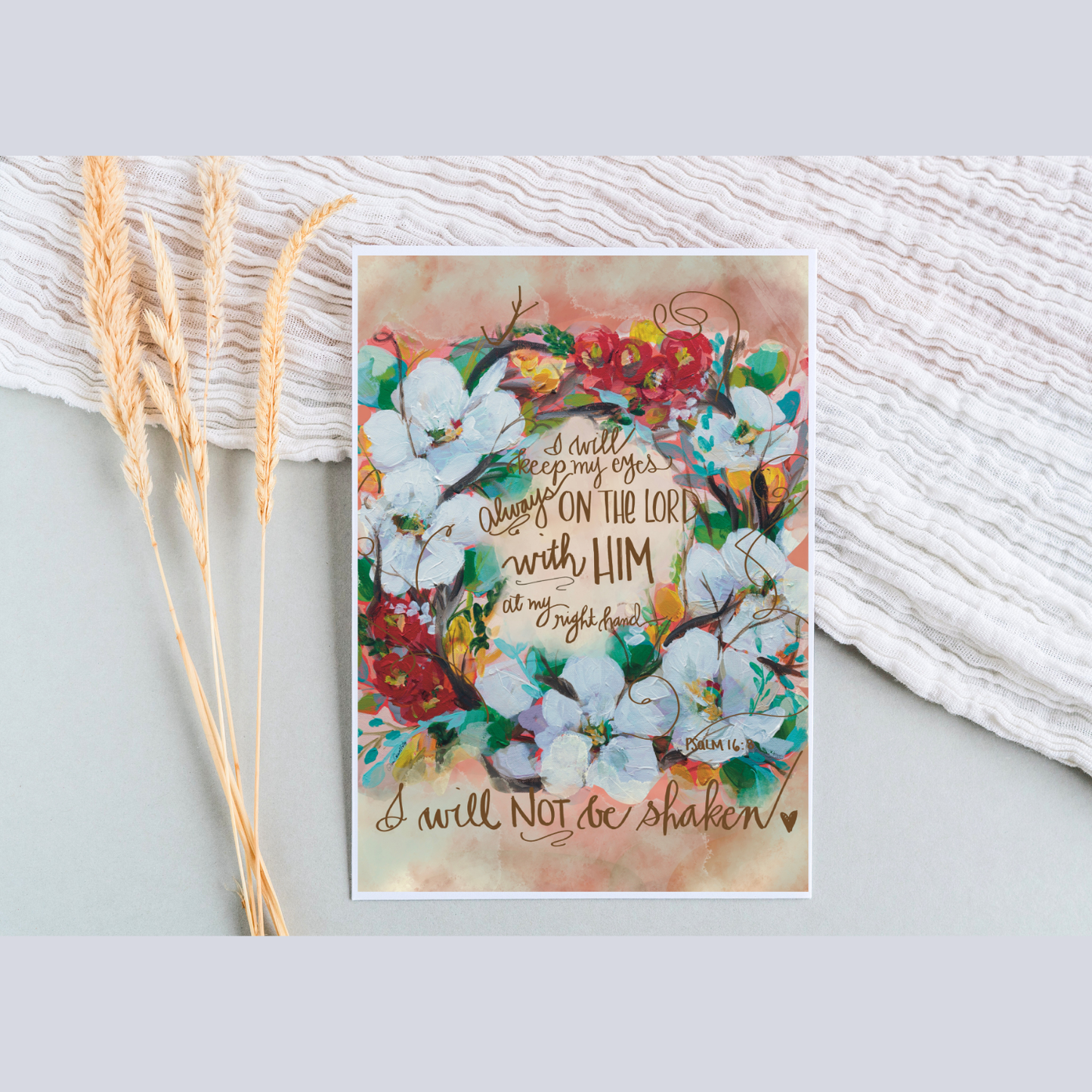 Will Not Be Shaken Wreath