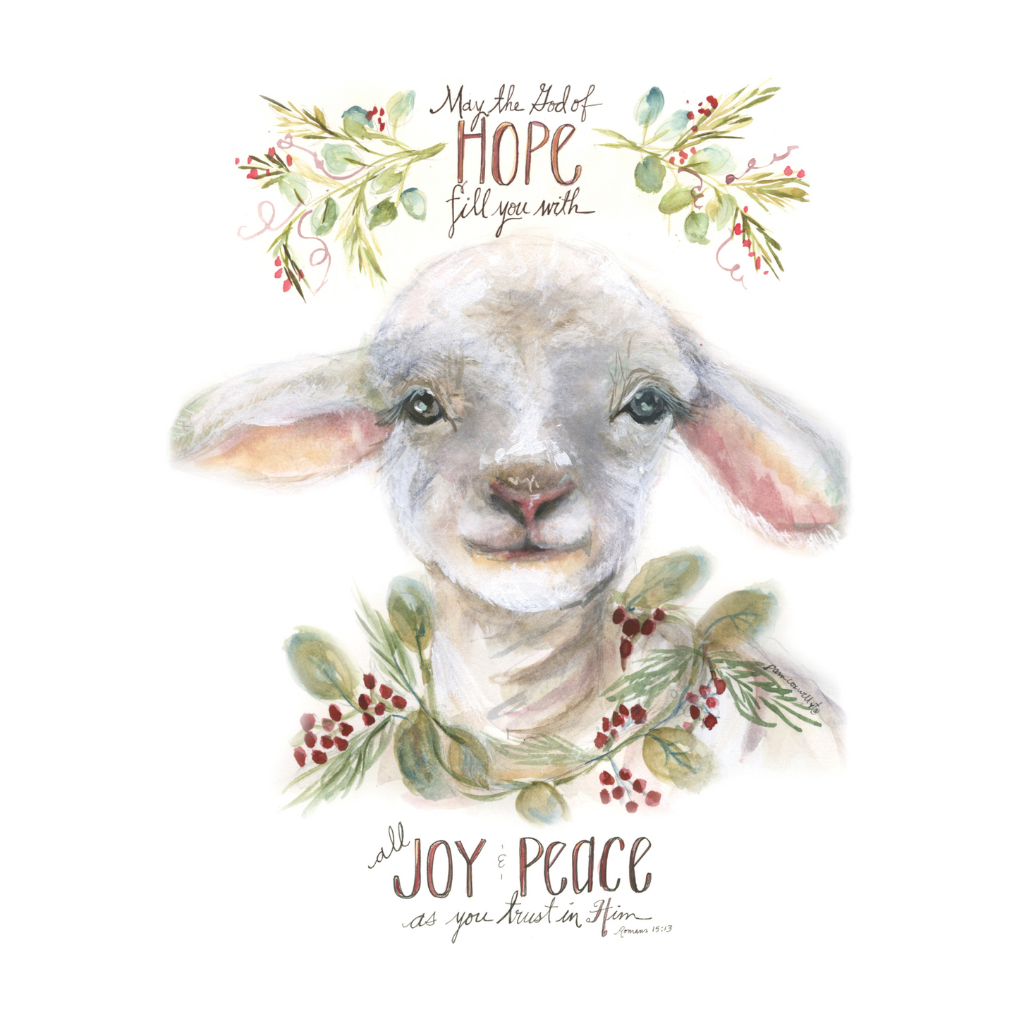 Christmas Lamb Child & Youth Shirt