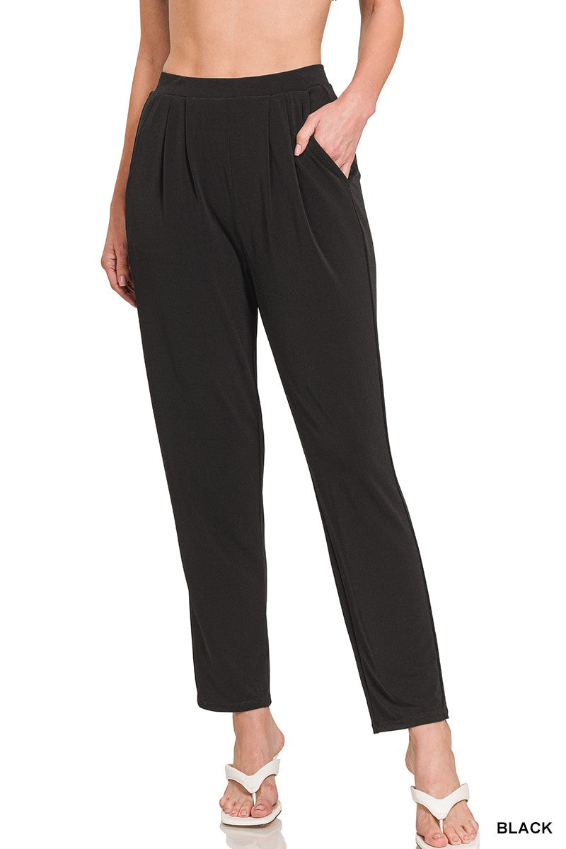 ITY Pleated Waist Pants With Side Pockets