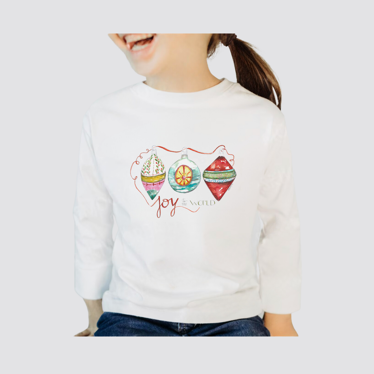 Ornament Joy Child & Youth Long Sleeve Shirt
