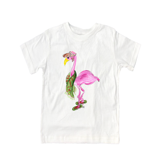 Child Shirt -51 Flamingo with Visor