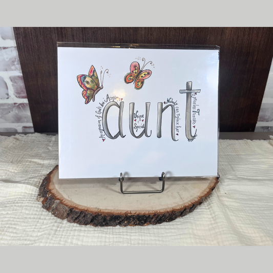 Aunt - Word Art