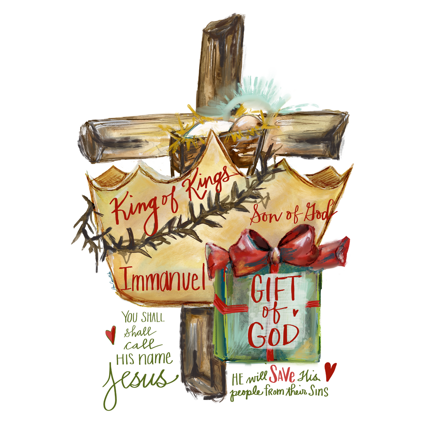 King of Kings - Christmas Card (Pack of 6)