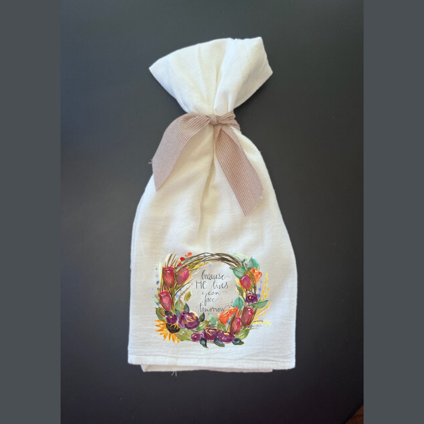 Because He Lives Wreath