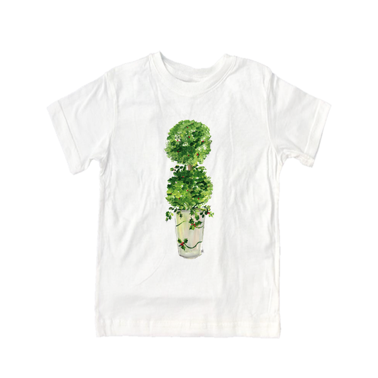 Child Shirt - 14 Topiary in Holly Bucket