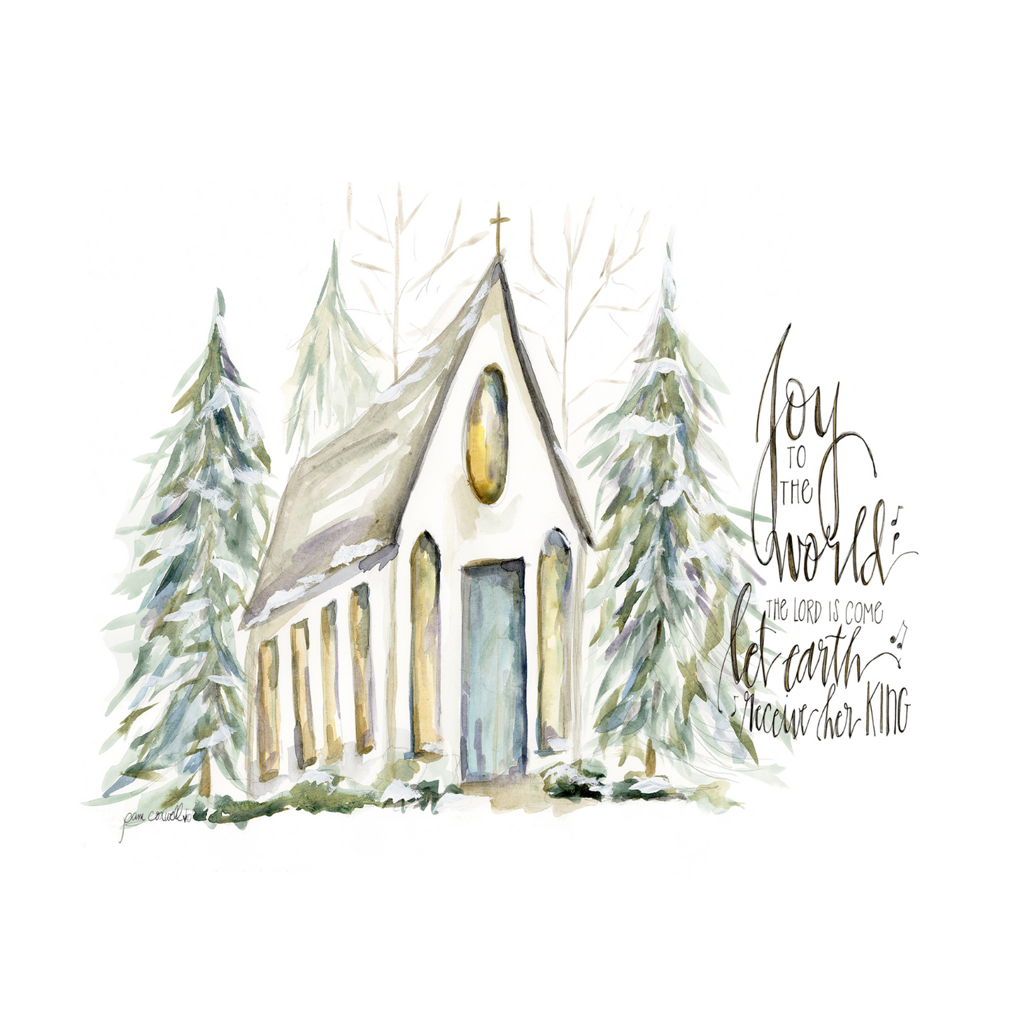 Winter Cove Chapel Adult Long Sleeve T-shirt