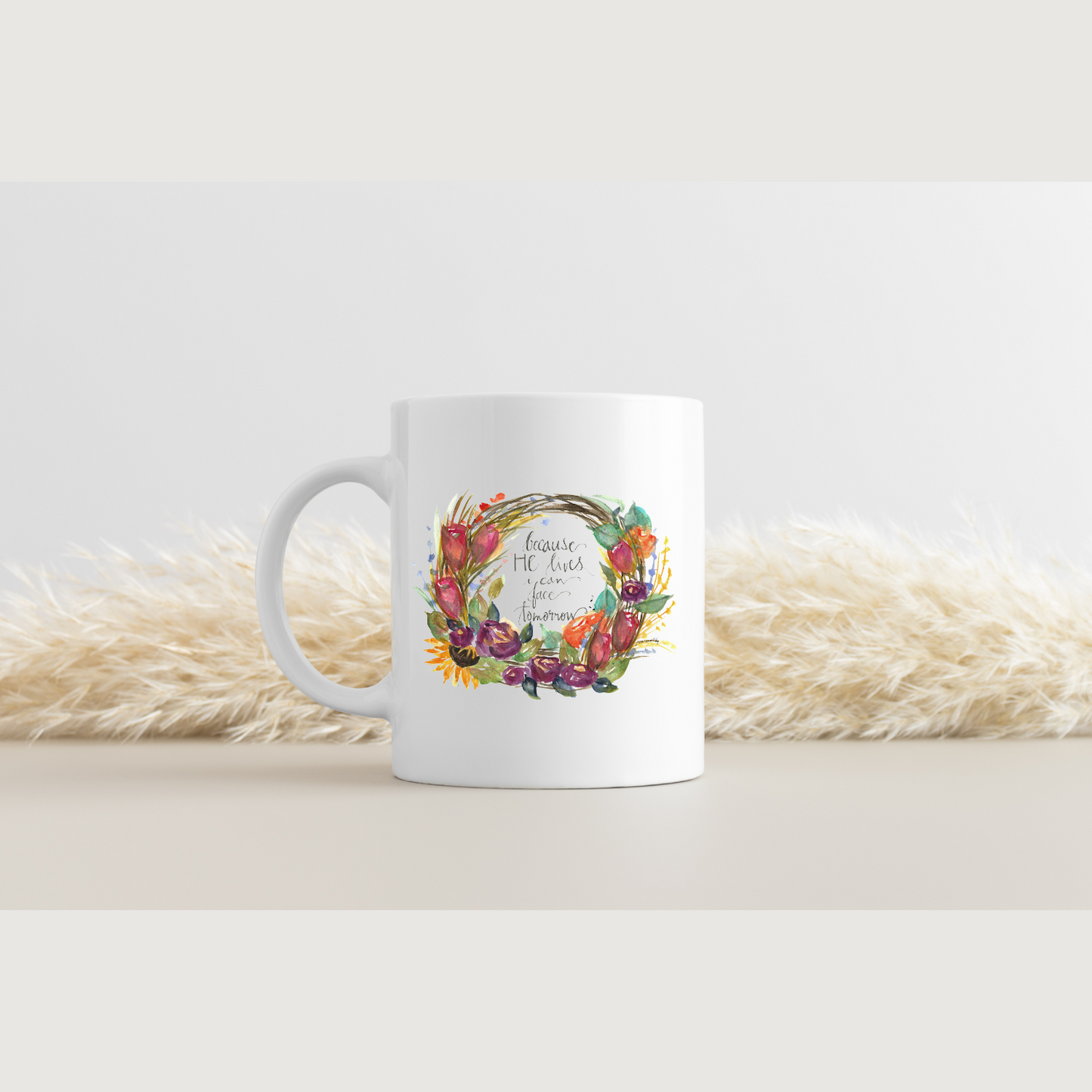 Because He Lives Wreath