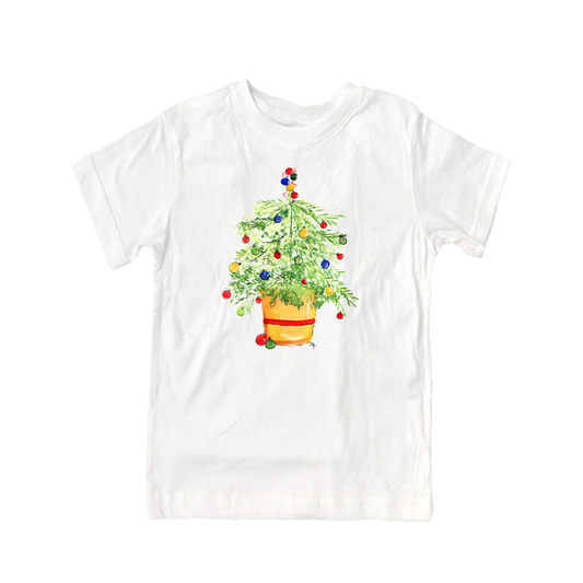 Child Shirt - 476 Potted Christmas Tree with Balls