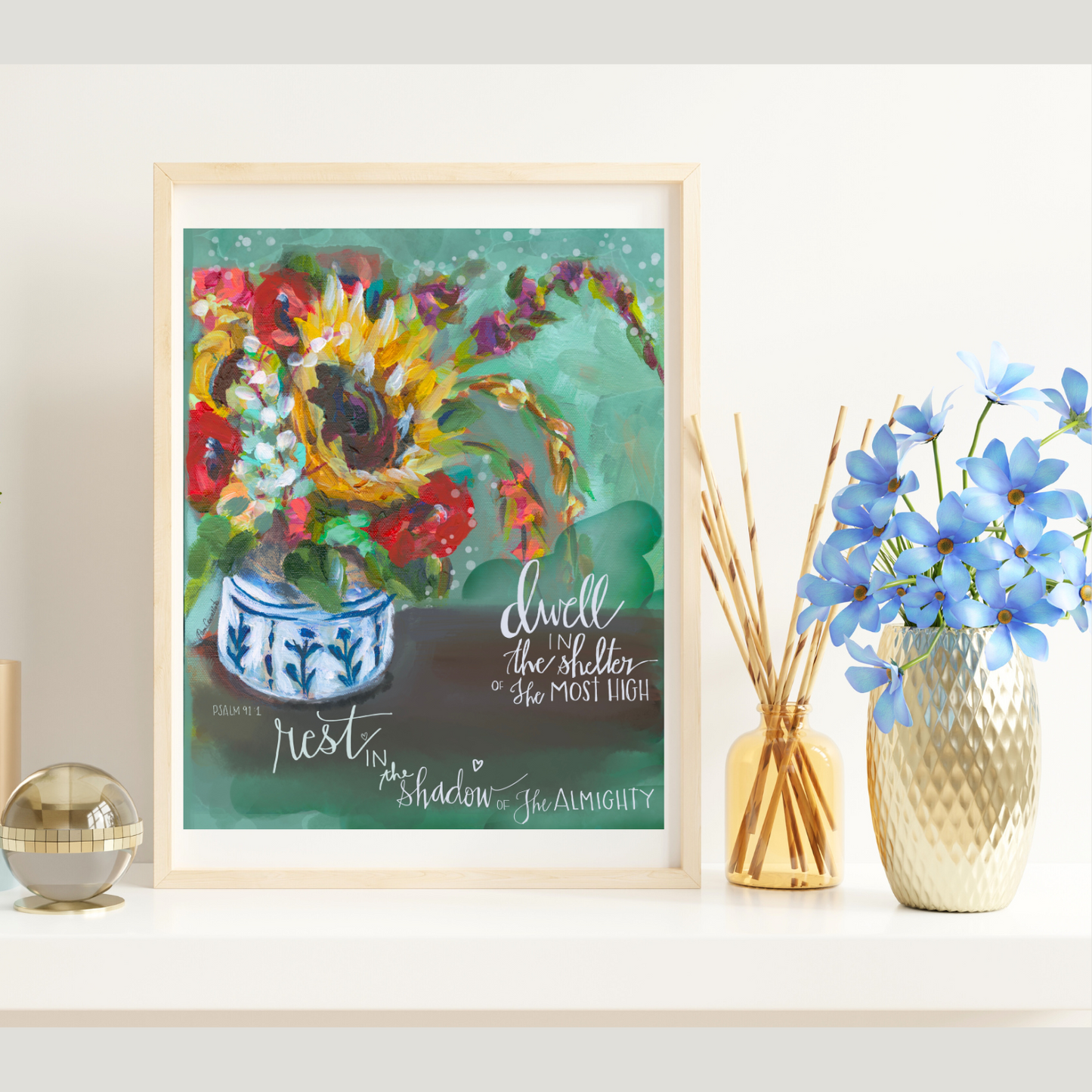 Dwell in the Shelter Vase